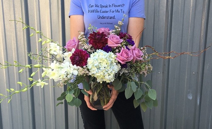 Lavender Flower Arrangement